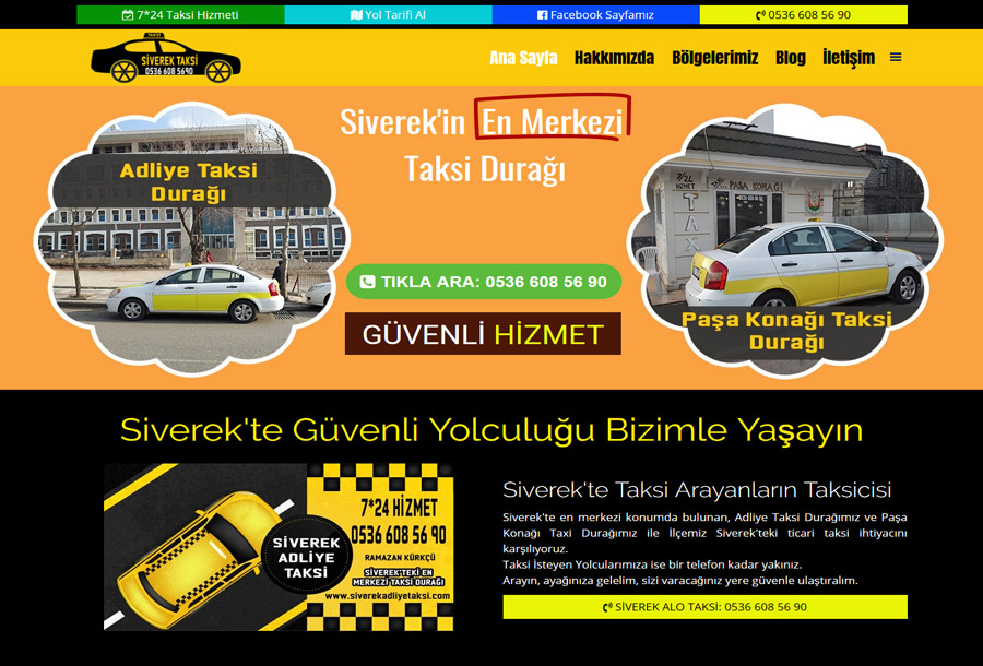 Taksi Web Sitesi